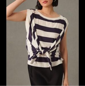 Maeve tie front wrap top